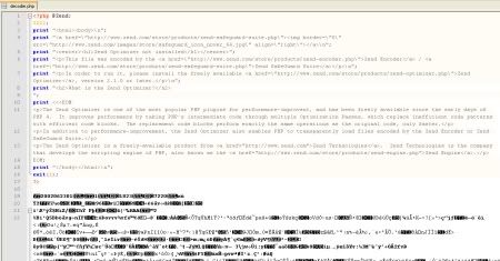 PHP decoder