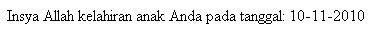 script php tanggal lahir